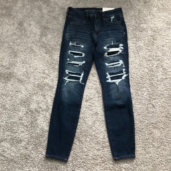 *SOLD* NWT American Eagle Hi-Rise Jeggings - Picture 2 of 6